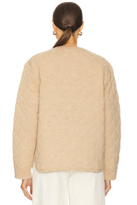 Guest In Residence - Quilted Liner Jacket in Cashmere Blend