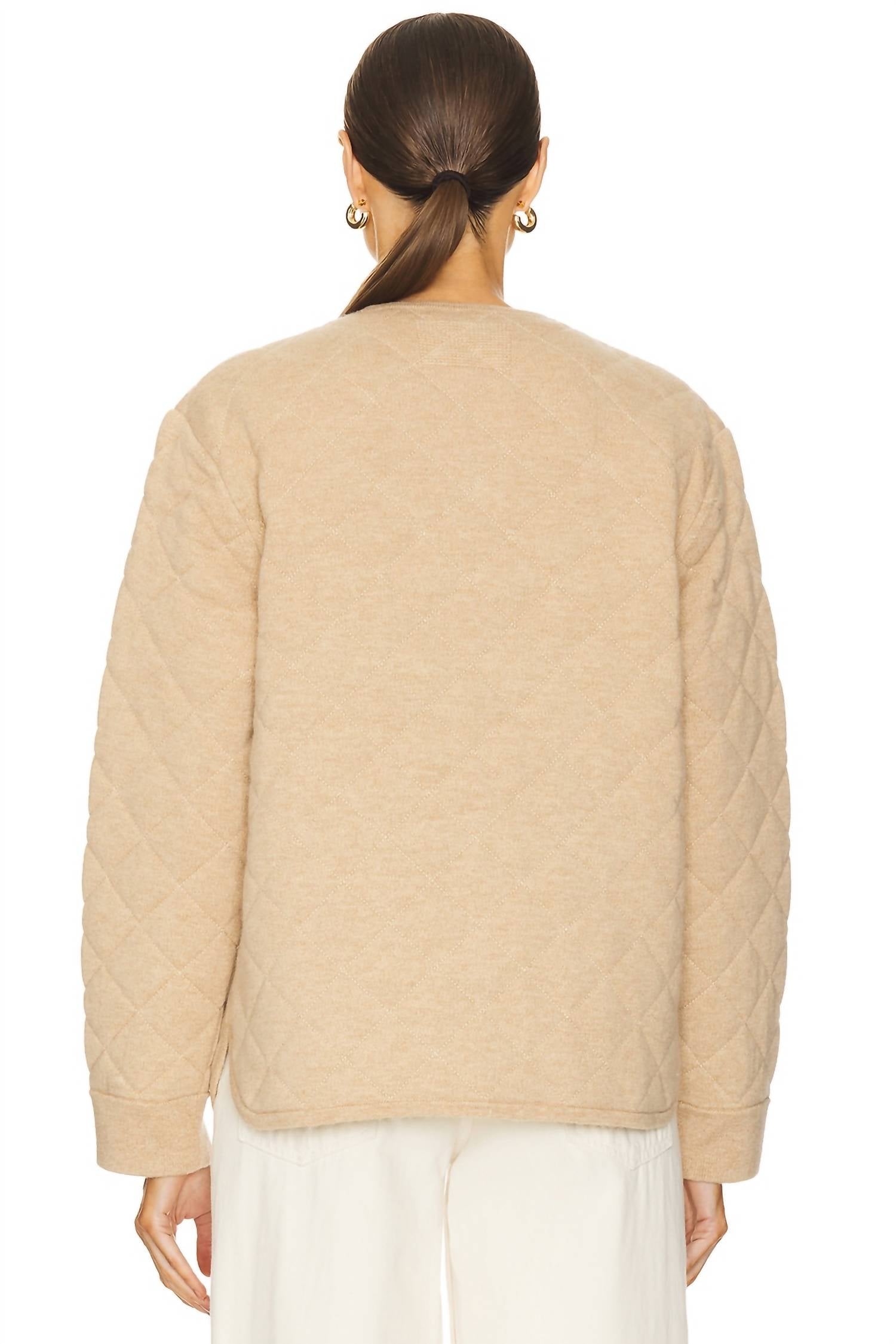 Guest In Residence - Quilted Liner Jacket in Cashmere Blend