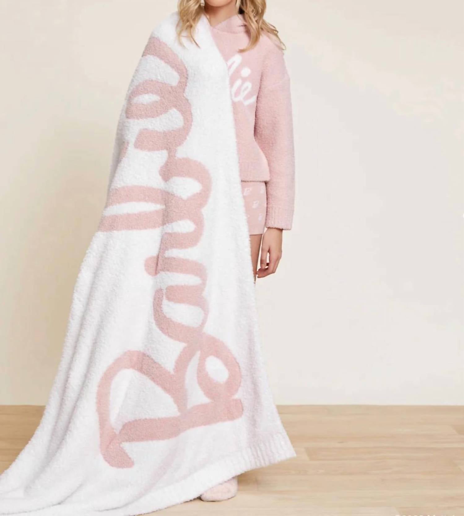 Barefoot Dreams - Cozychic Barbie Blanket - 45"X60"