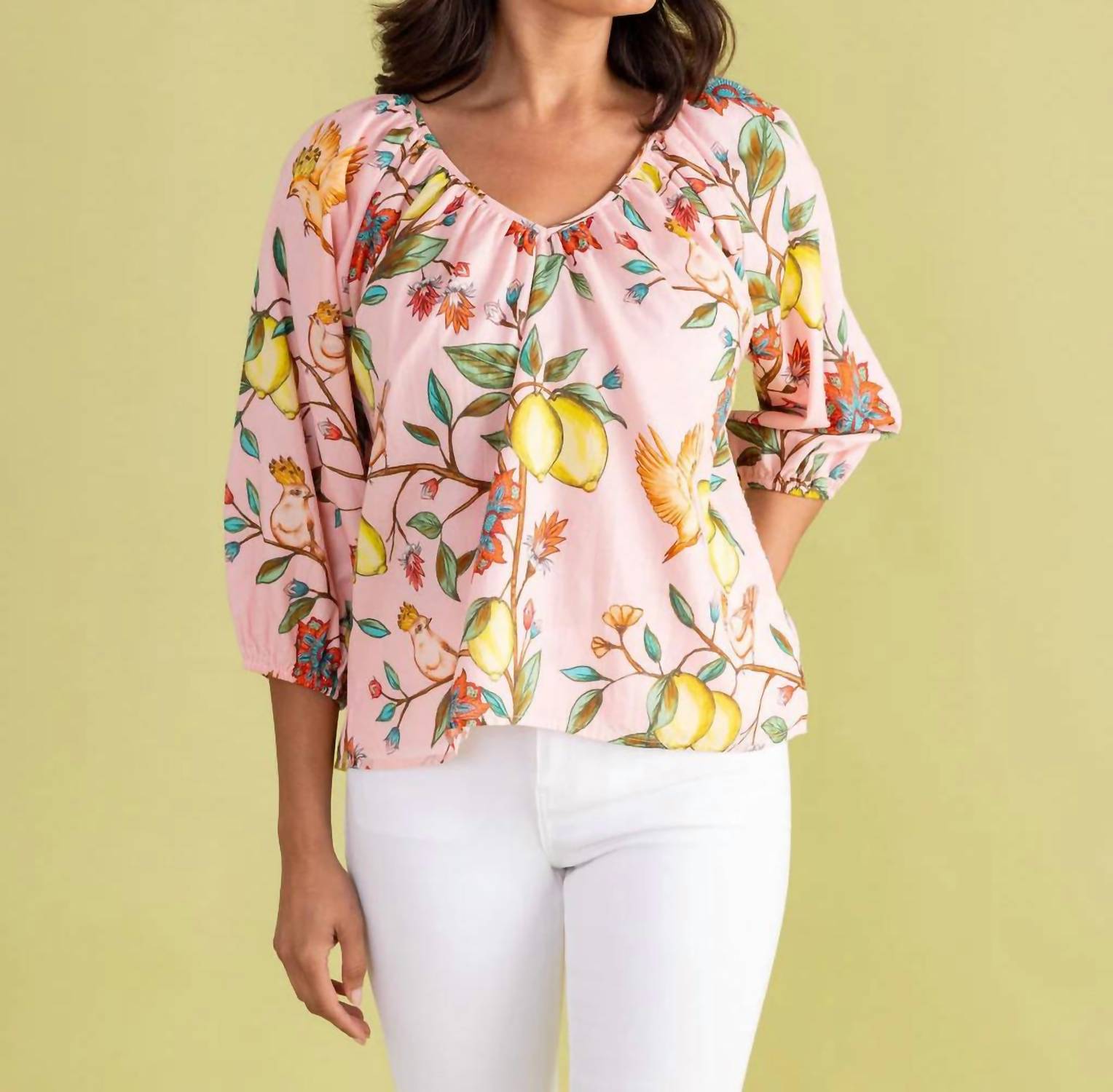 Double A - Beatrice V Neck Top