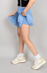 Rd International - Yura Pull On Pleated Mini Skirt