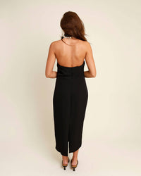 Astr - Alanna Halter Cowl Neck Dress