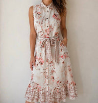 Elie Tahari - Floral Print Dress