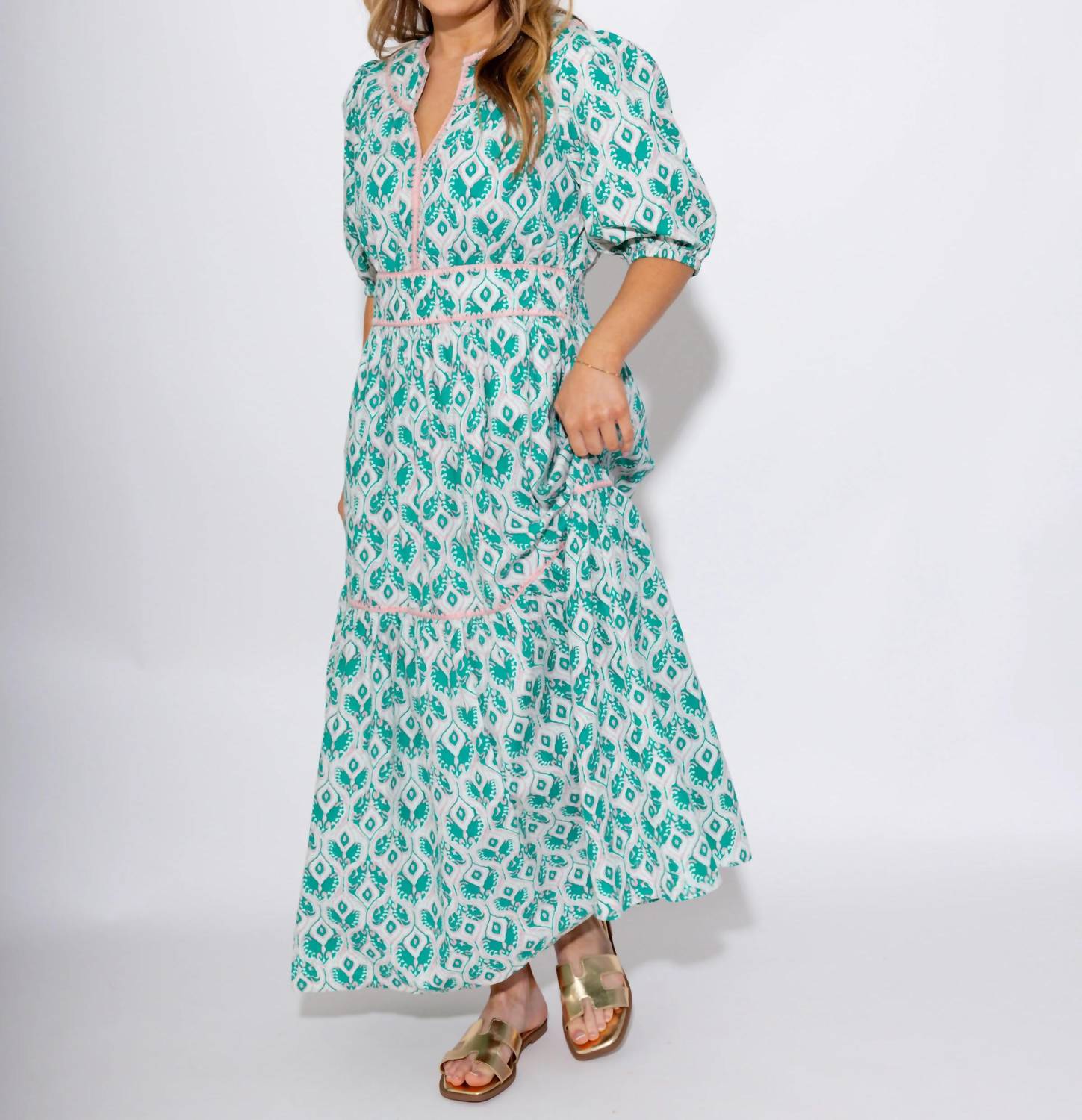 Ivy Jane - Garden Trellis Midi Dress
