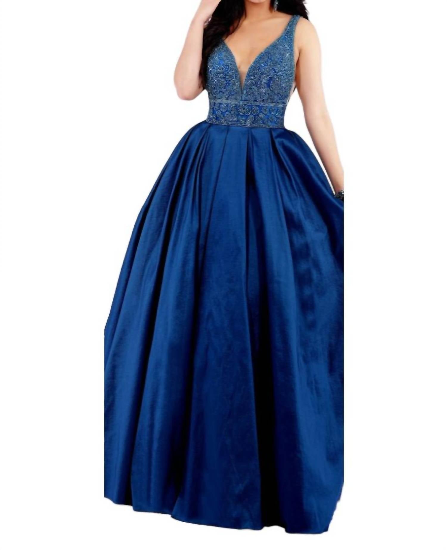 Karishma Creations - Stretched Taffetta Prom Dress
