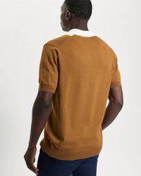 Ben Sherman - Textured Block Stripe Knitted Polo
