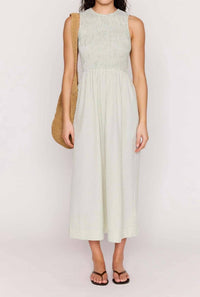 Minkpink - Sabrina Gingham Smocked Midi Dress