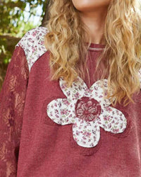 Pol - Larissa Lace Blossom Top