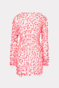 Milly - Sequin Crochet Mini Pullover Cover Up