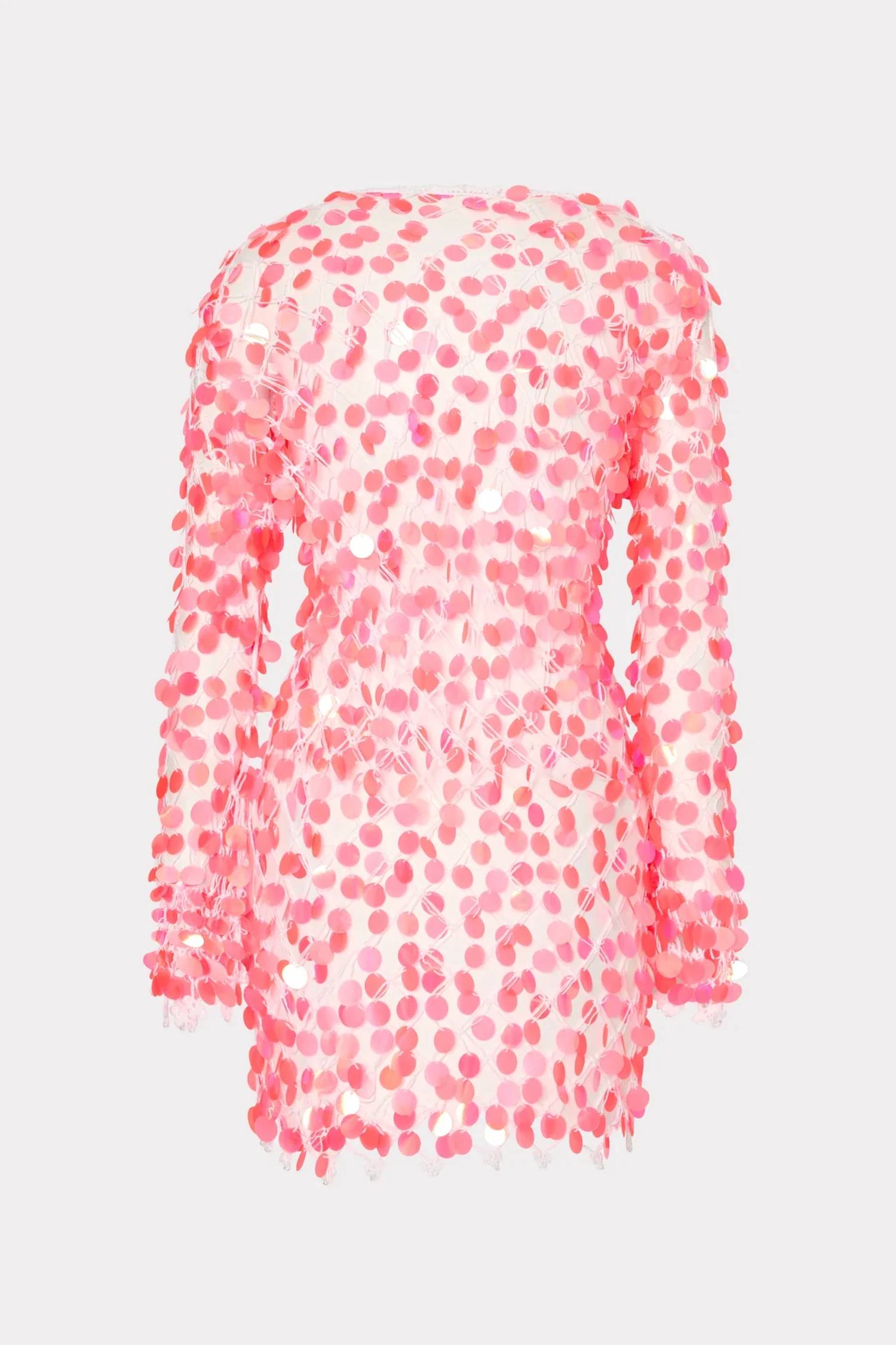 Milly - Sequin Crochet Mini Pullover Cover Up