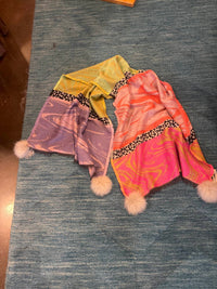Mitchie'S Matchings - woven scarf with swirl animal print design