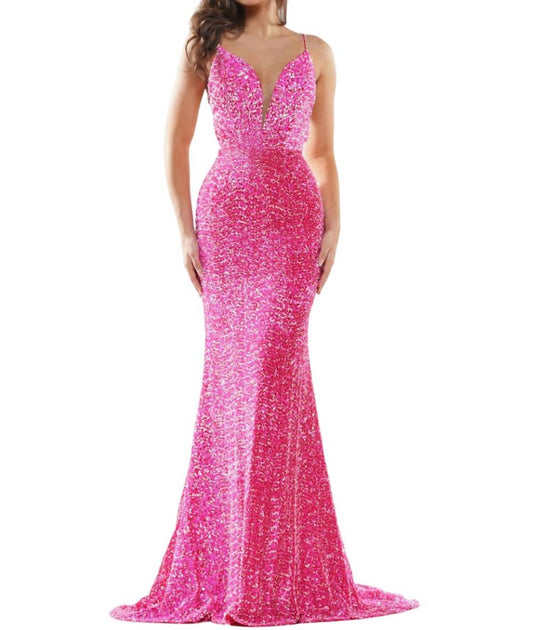 Colors Dress - Sequin Mermaid Prom Gown