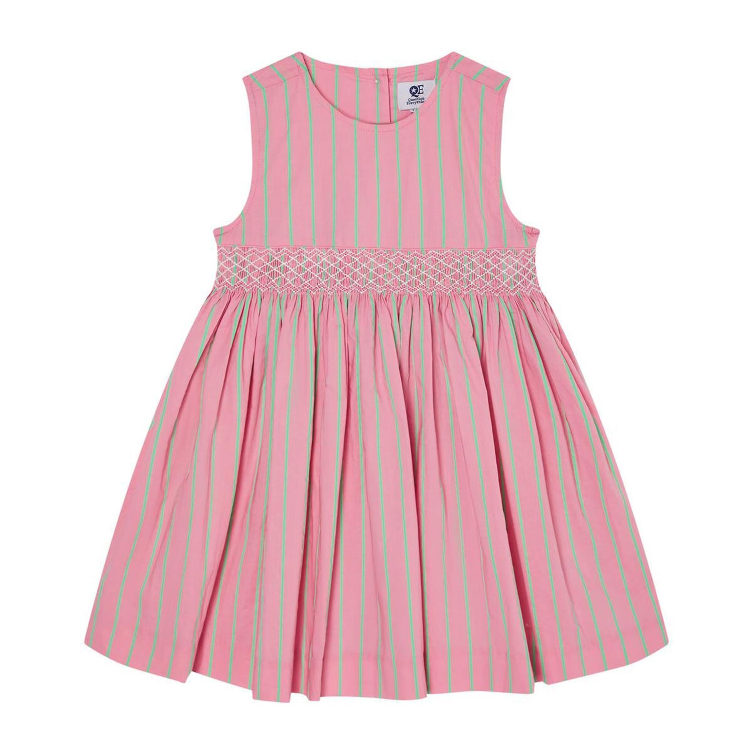 Question Everything - Girl's Striped Dress