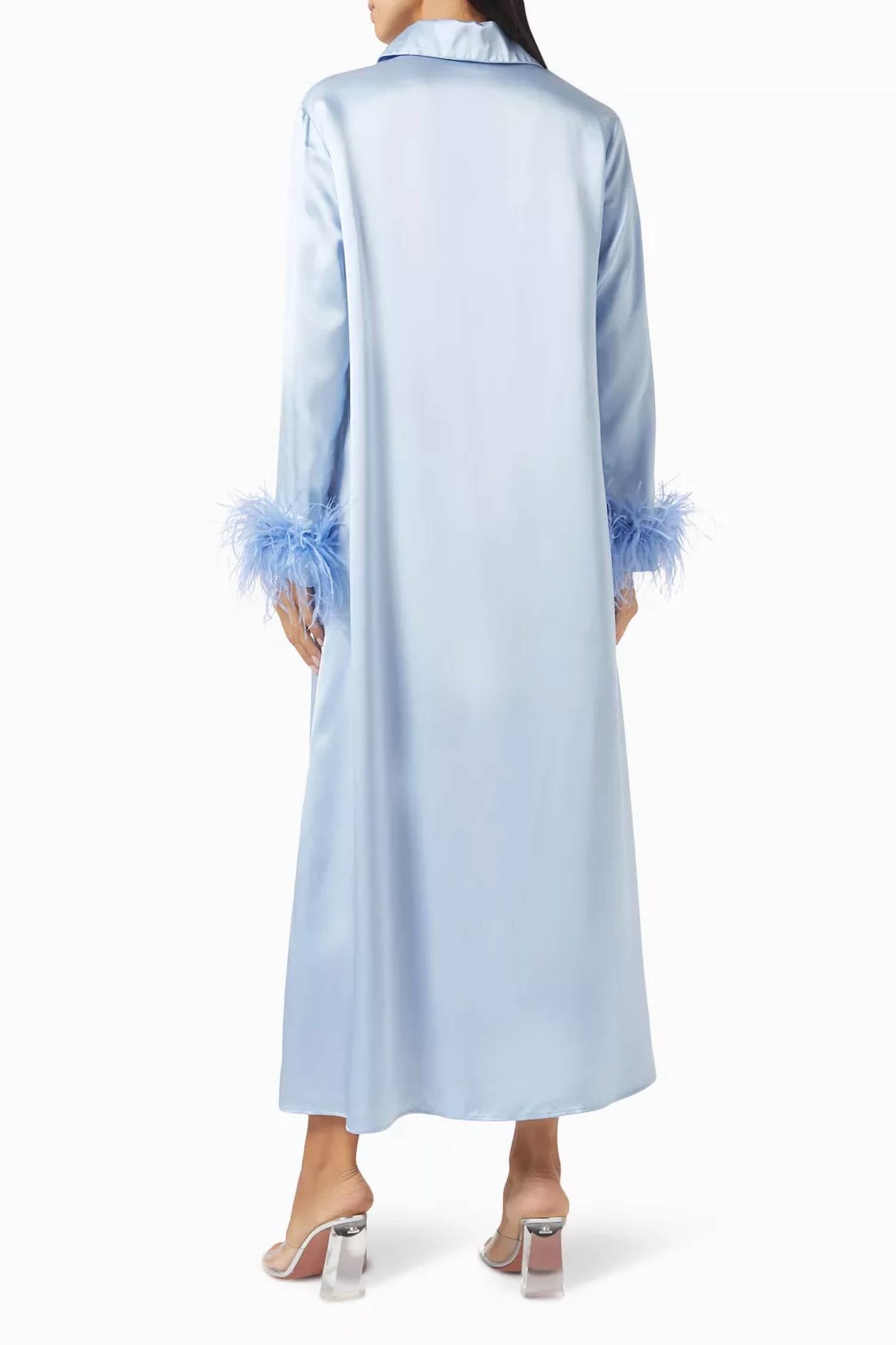 Sleeper - Luna Maxi Dress With Detachable Feathers