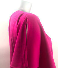 Jade Melody Tam Melanie Butterfly Drape Mini Dress in magenta - women's dress - view 5