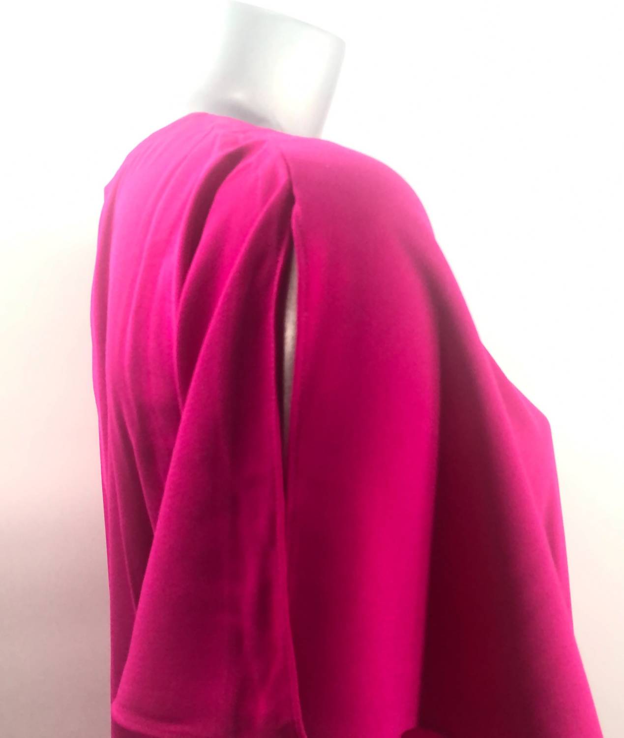 Jade Melody Tam Melanie Butterfly Drape Mini Dress in magenta - women's dress - view 5