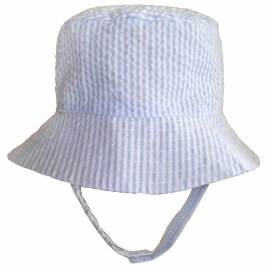 Huggalugs - Baby Boys Seersucker Bucket Hat