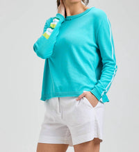 Zaket & Plover - Roll Trim Long Sleeve Sweater