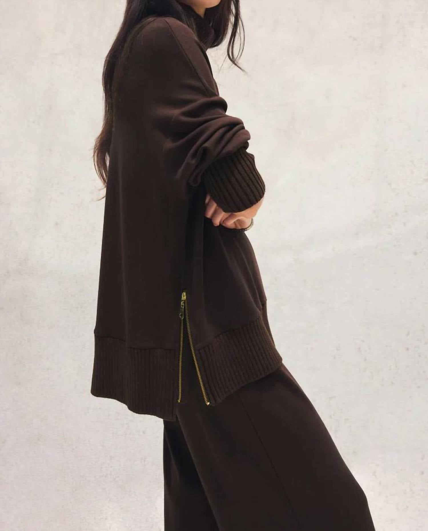 Z Supply - Sable Luxe Rib Sweatshirt