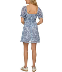 Flags & Anthem - Aubrey Short Sleeve Tie Front Mini Dress
