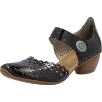 Rieker - Women's Mirjam 53 Casual Mary Jane Leather Shoes