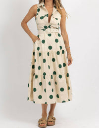 Tea & Cup - Tatum Tiered Midi Dress