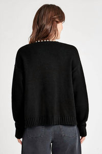 Splendid - pearl trim cardigan