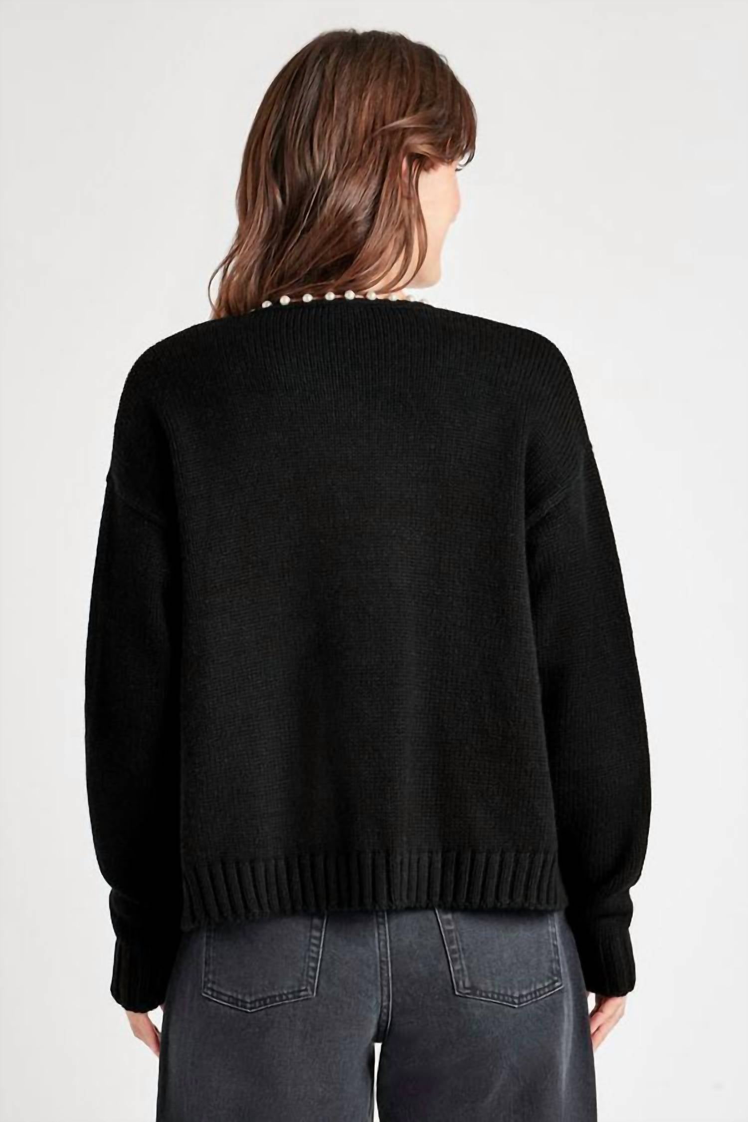 Splendid - pearl trim cardigan