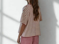 By Together - Charlotte Stripped Crew Tee
