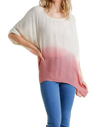 Umgee - Ombre Dolman Sleeve Top