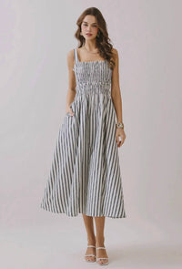 Tcec - Willow Stripe Midi Dress