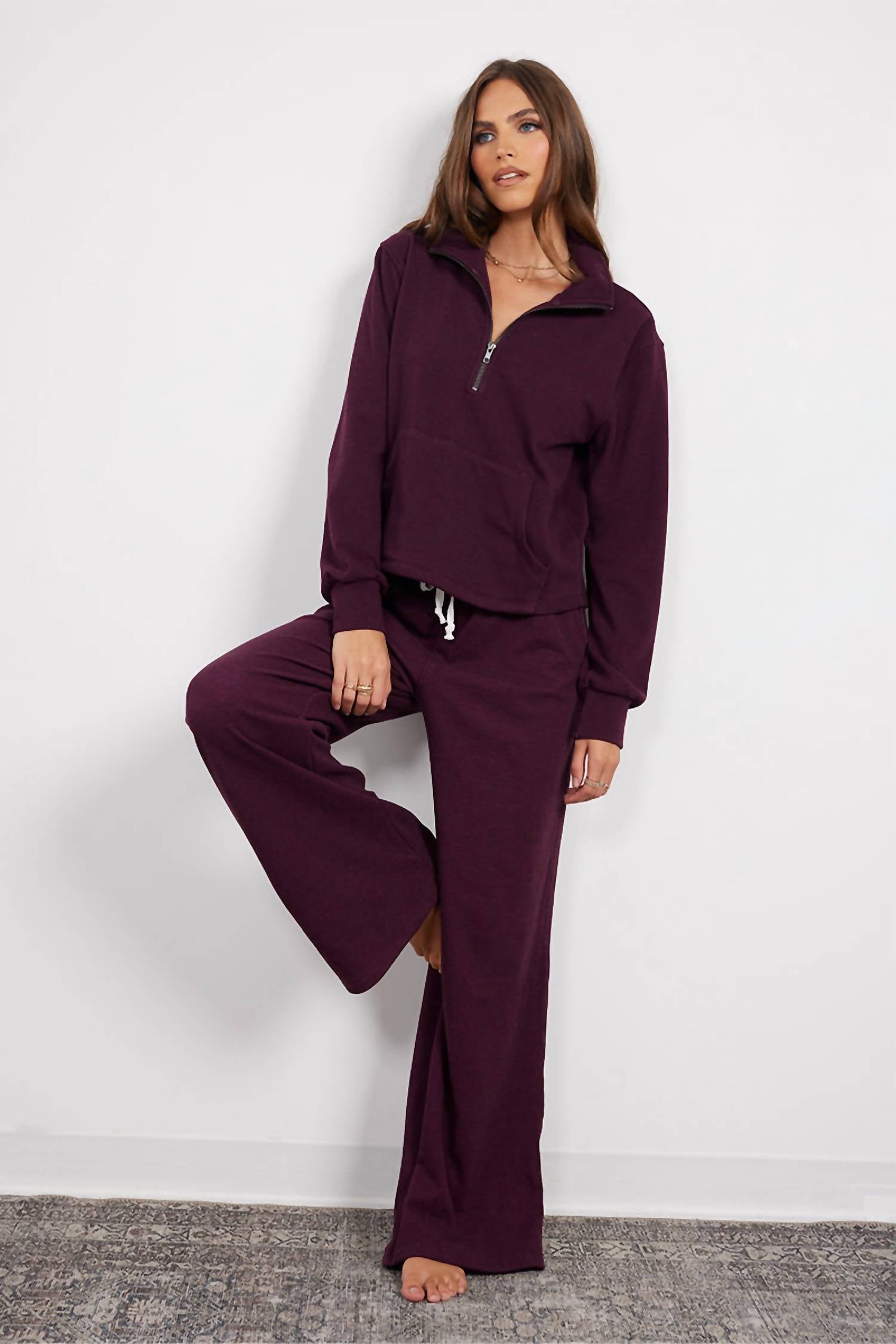 Bobi - Wide Leg Drawstring Pant