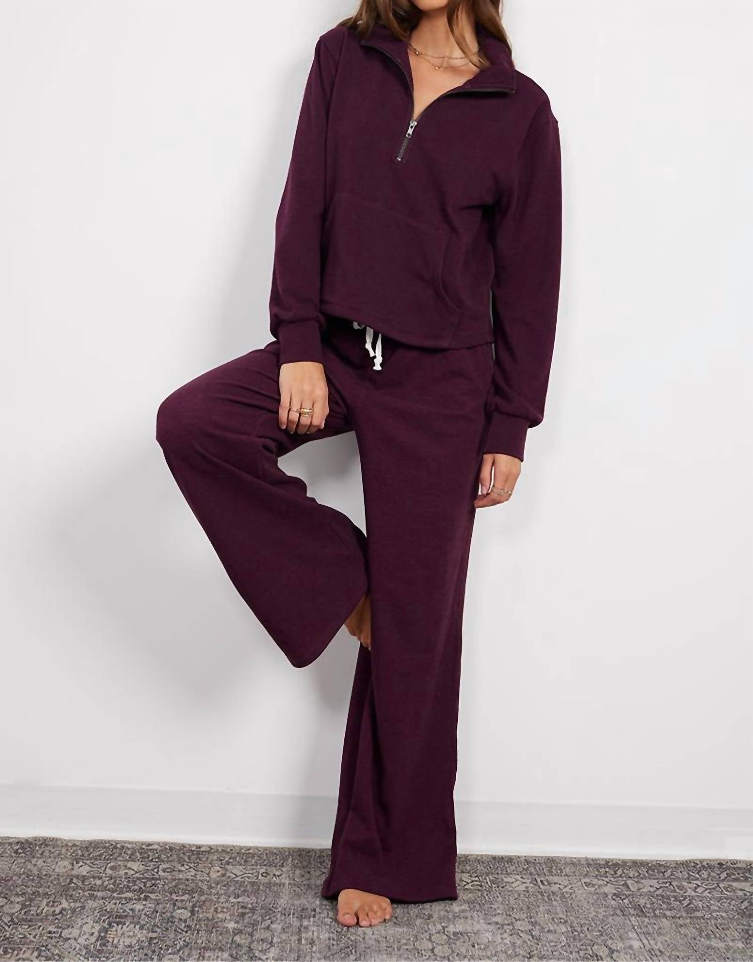 Bobi - Wide Leg Drawstring Pant