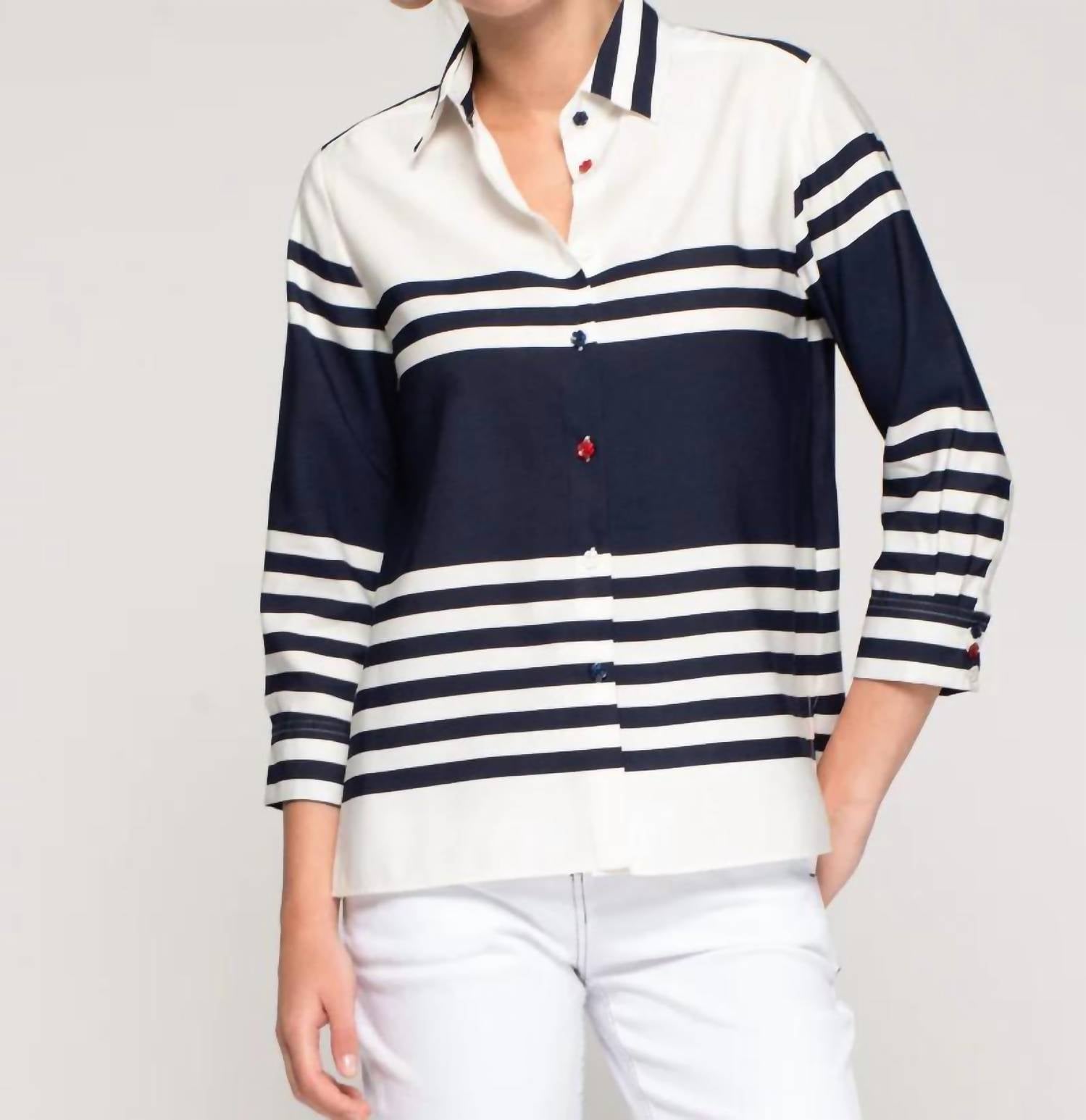 Vilagallo - Horizontal Stripe shirt