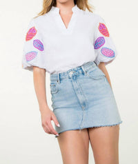 Thml - Shell Puff Sleeves Top