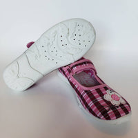 Renbut Shoes - Girl's Velcro Strap Mary Jane Casual Flat Shoe