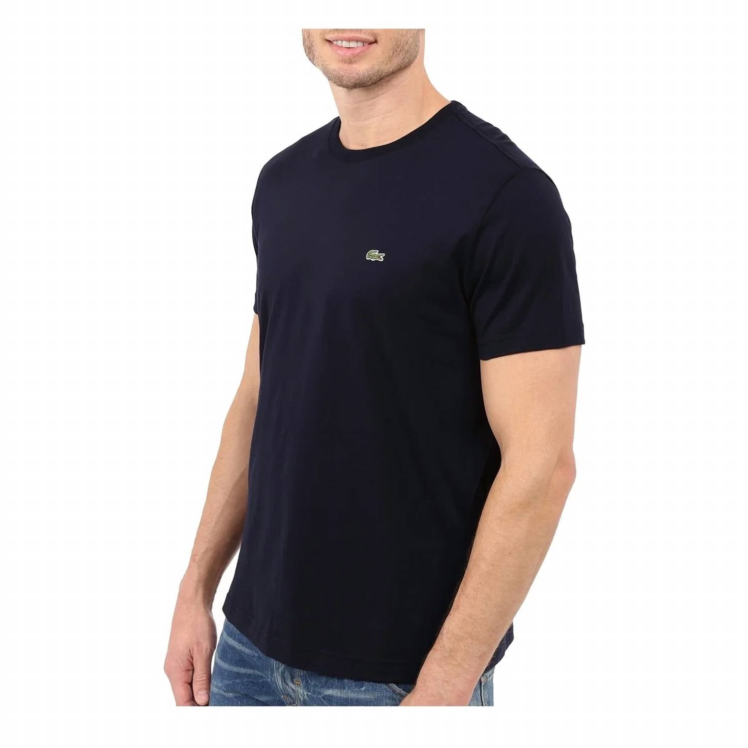 Lacoste - Men's Standard Short Sleeve Pima Crewneck Tee