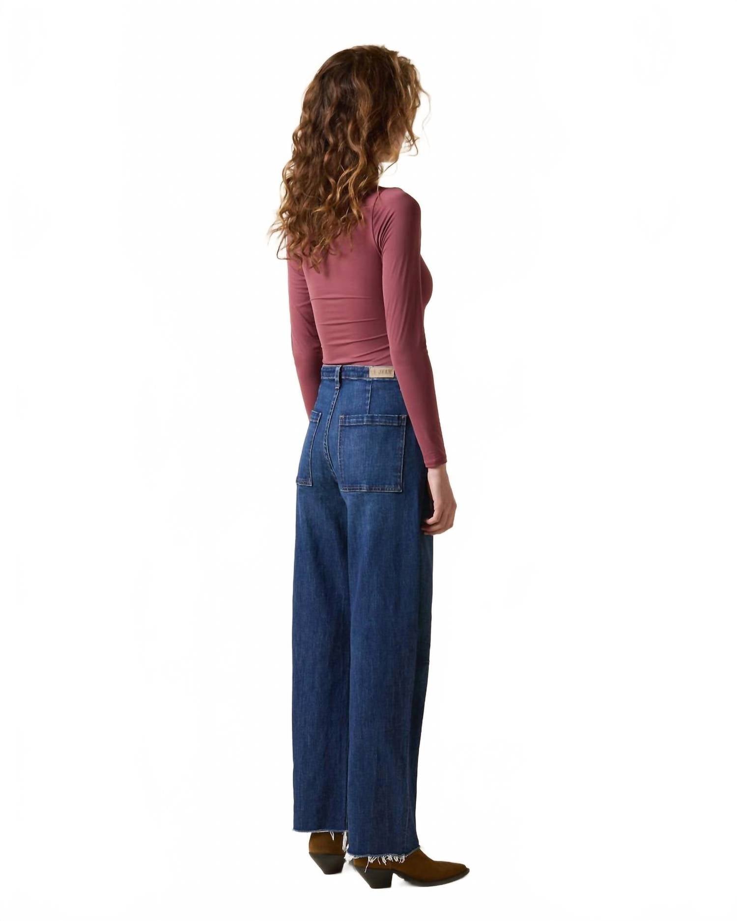 Le Jean - Darted Utility Barrel Jeans