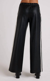 Bella Dahl - Coated Faux Leather Wide Leg Pant