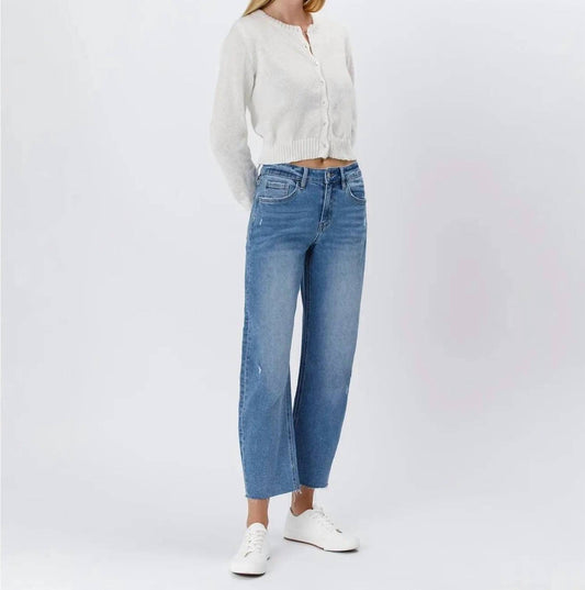 Lovervet - Chloe High-Rise Barrel Jeans
