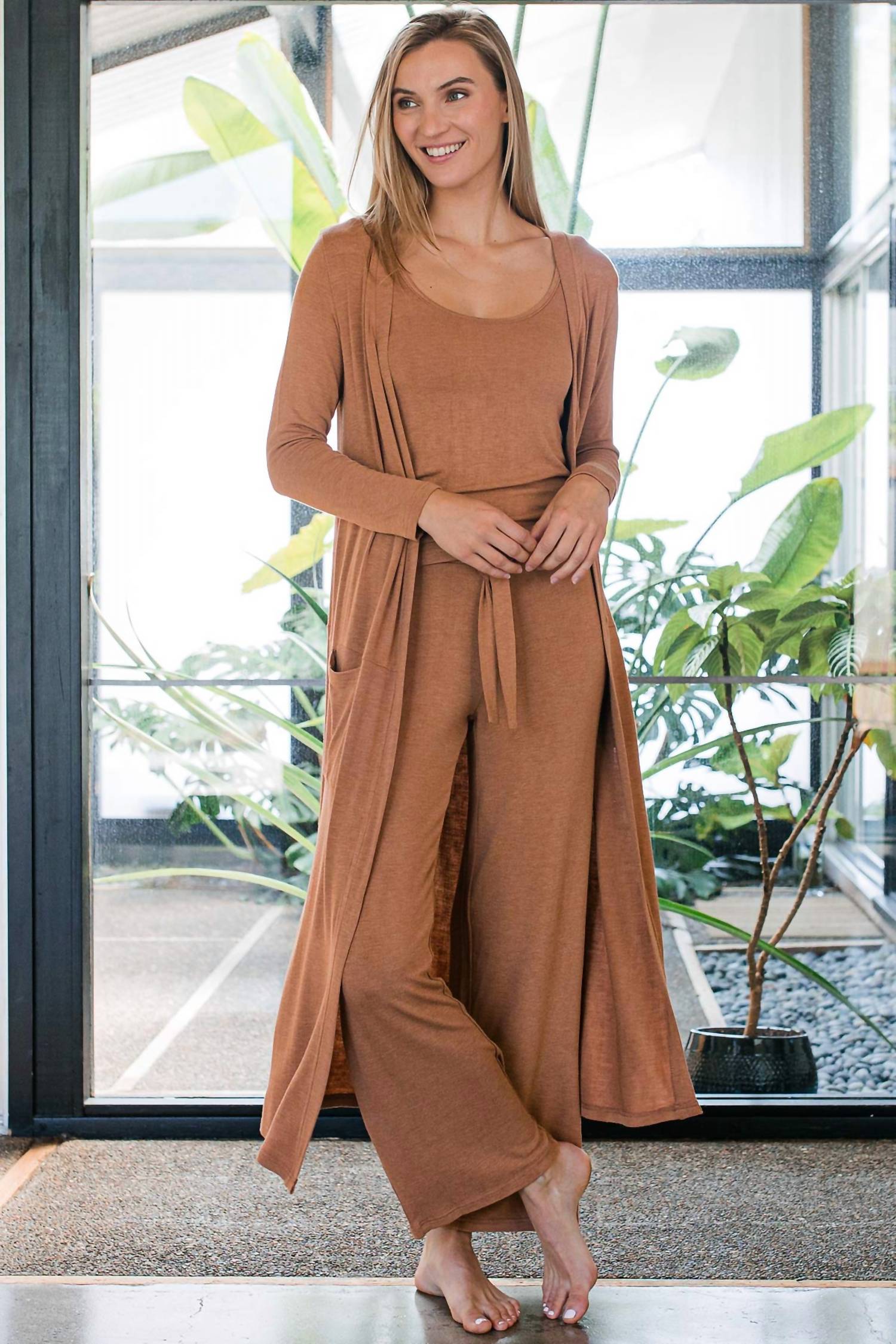 Yala - Peyton Bamboo Sweater Drawstring Lounge Pant