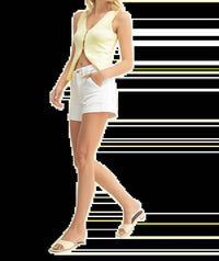 Just Usa - Amber High-rise Classic Utility Shorts