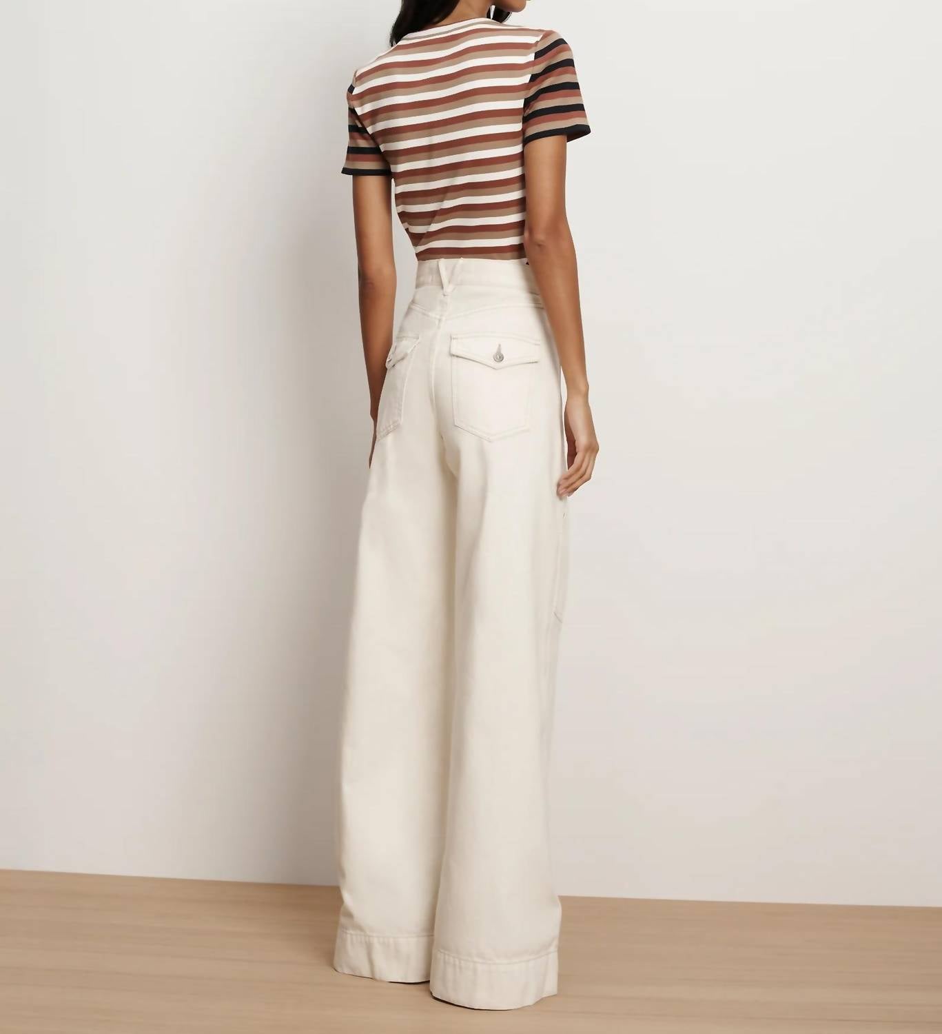 Veronica Beard - Freddy High Rise Extra Wide Leg Jeans