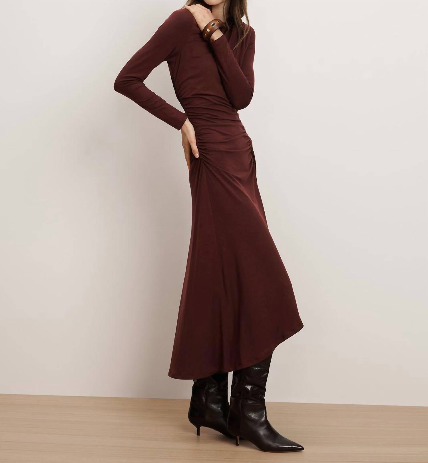 Veronica Beard - Theodora Ruched Midi Dress
