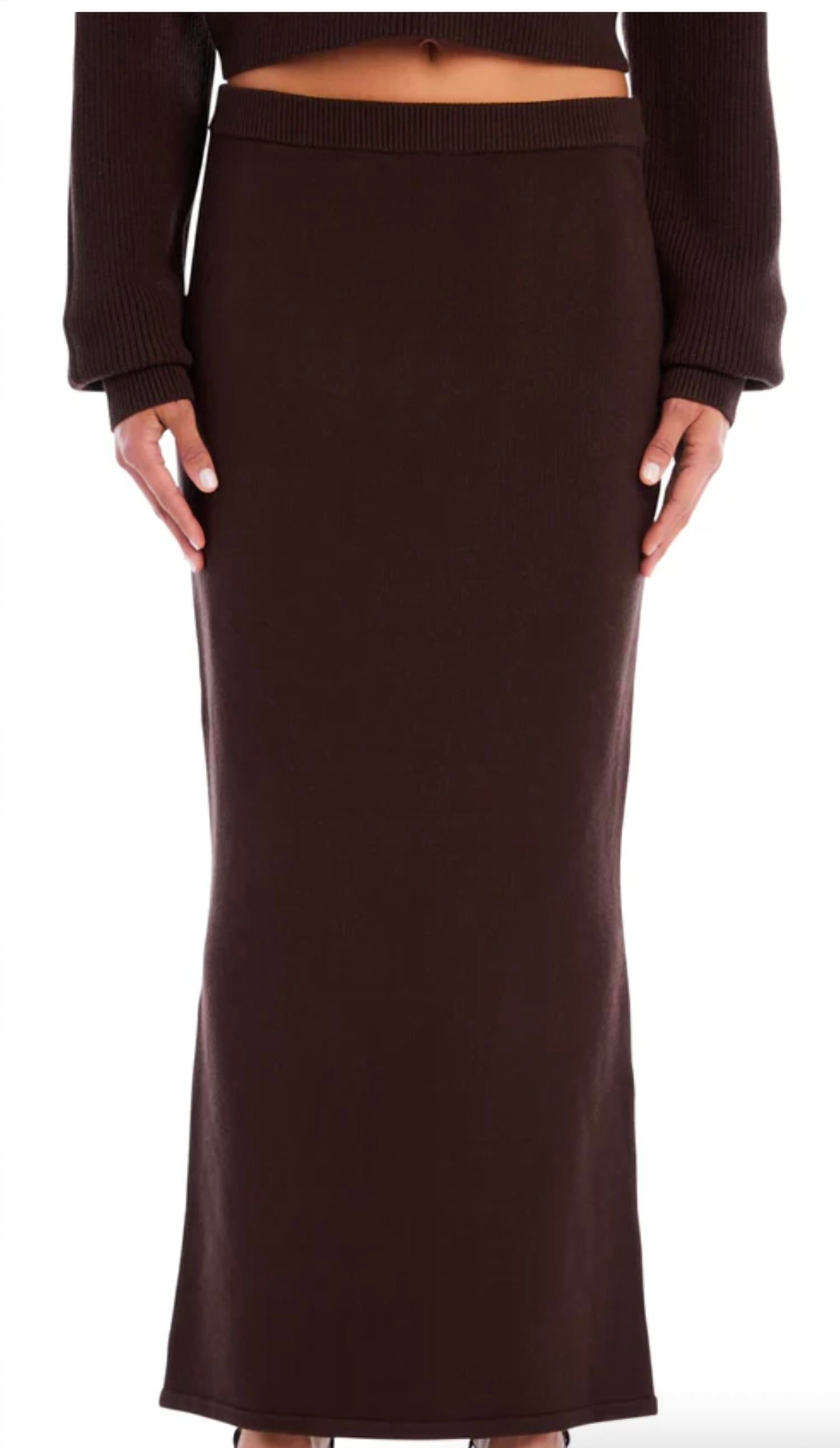 Ser.O.Ya - Mid Rise Knit Skirt