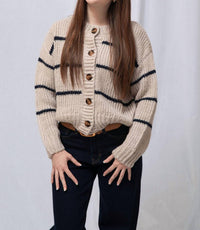 Dress Forum - Lori Striped Cardigan