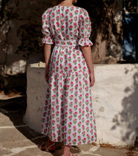 Pink City Prints - Francis Midi Dress