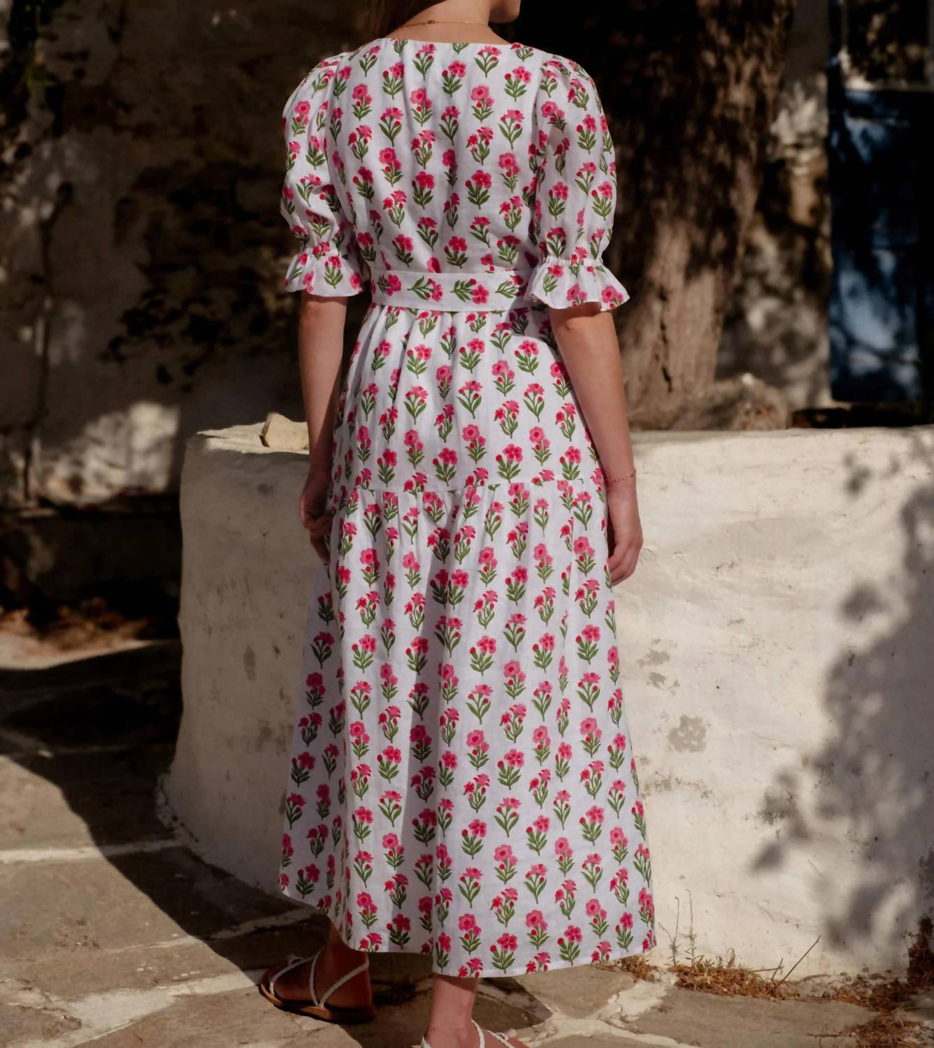Pink City Prints - Francis Midi Dress