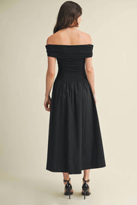 Mustard Seed - Margot Off The Shoulder Midi Dress