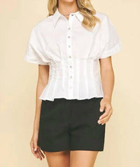 Pinch - Tucked-Detail Blouse